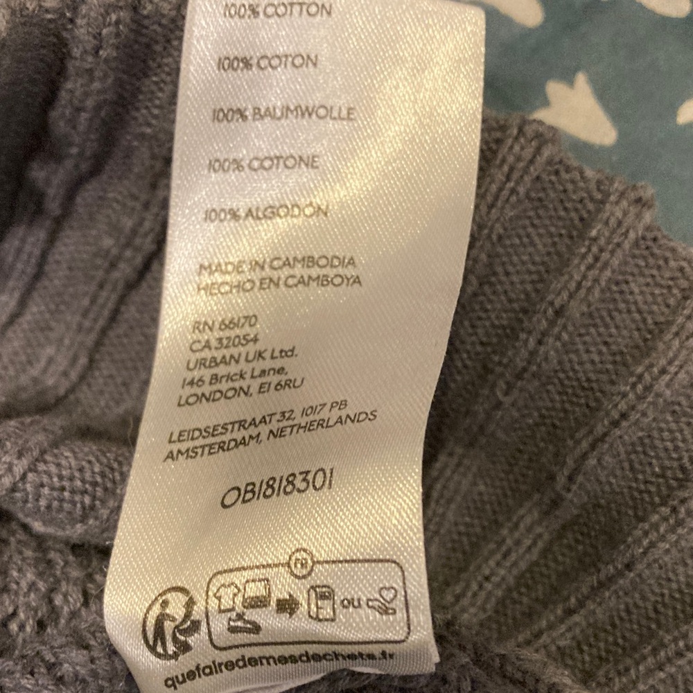 Free People Dark Gray Button-Up Cardigan - Picture 4 of 6